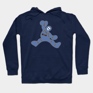 Jumping Memphis Grizzlies Gingerbread Man Hoodie